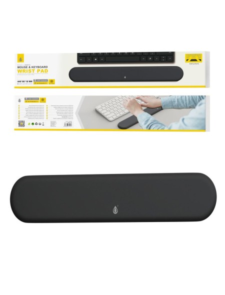 Reposa muñecas para teclado / Negro / NG6073 / One+ / 2600732